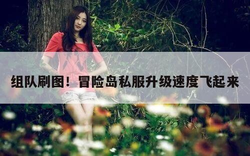 组队刷图！冒险岛私服升级速度飞起来
