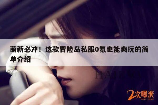 萌新必冲！这款冒险岛私服0氪也能爽玩的简单介绍