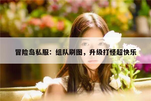 冒险岛私服：组队刷图，升级打怪超快乐