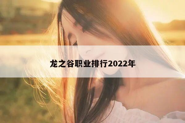 龙之谷职业排行2022年