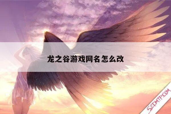 龙之谷游戏网名怎么改
