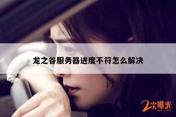 龙之谷服务器进度不符怎么解决