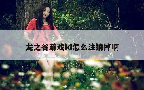 龙之谷游戏id怎么注销掉啊