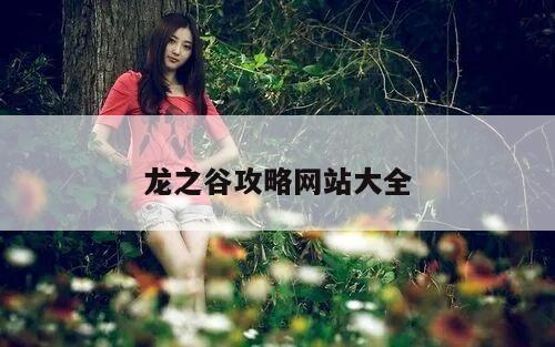 龙之谷攻略网站大全