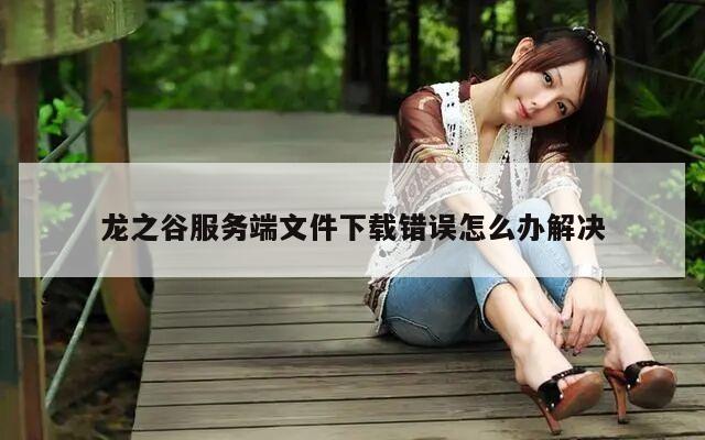 龙之谷服务端文件下载错误怎么办解决