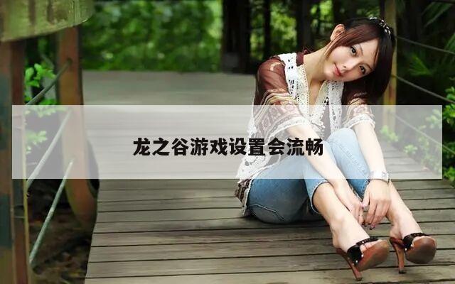 龙之谷游戏设置会流畅